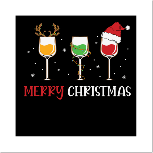 Merry Christmas Drinks Posters and Art